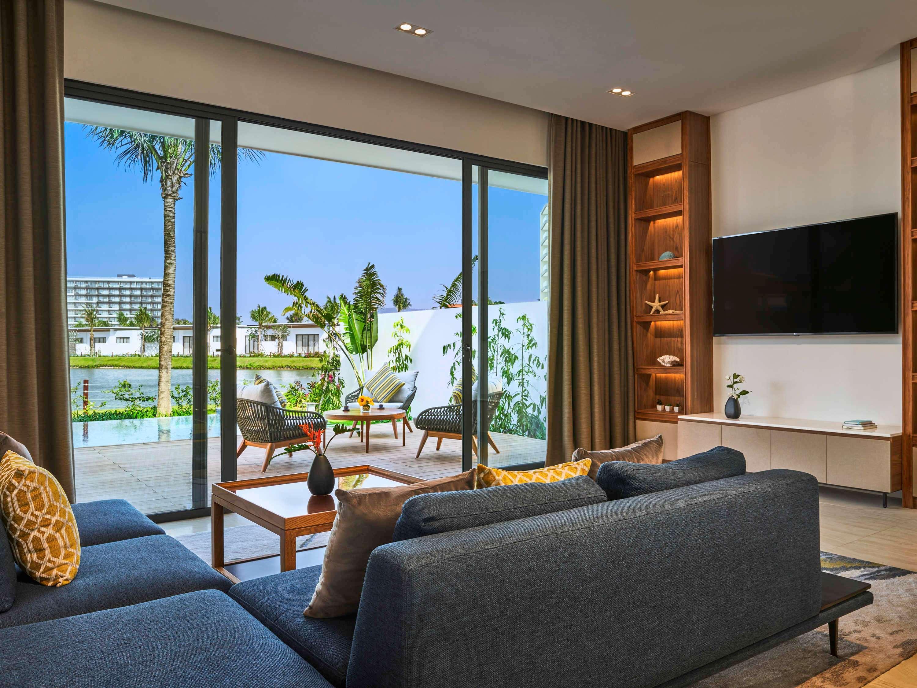 Moevenpick Villas & Residences Phu Quoc Eksteriør bilde A living room at the hotel